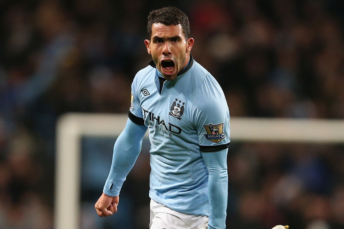 Image result for carlos tevez manchester city