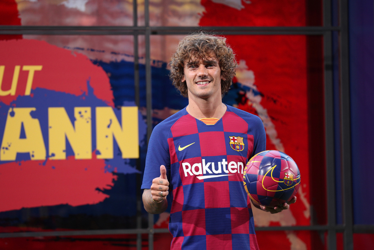 FC Barcelona officially present new signing Antoine Griezmann ...