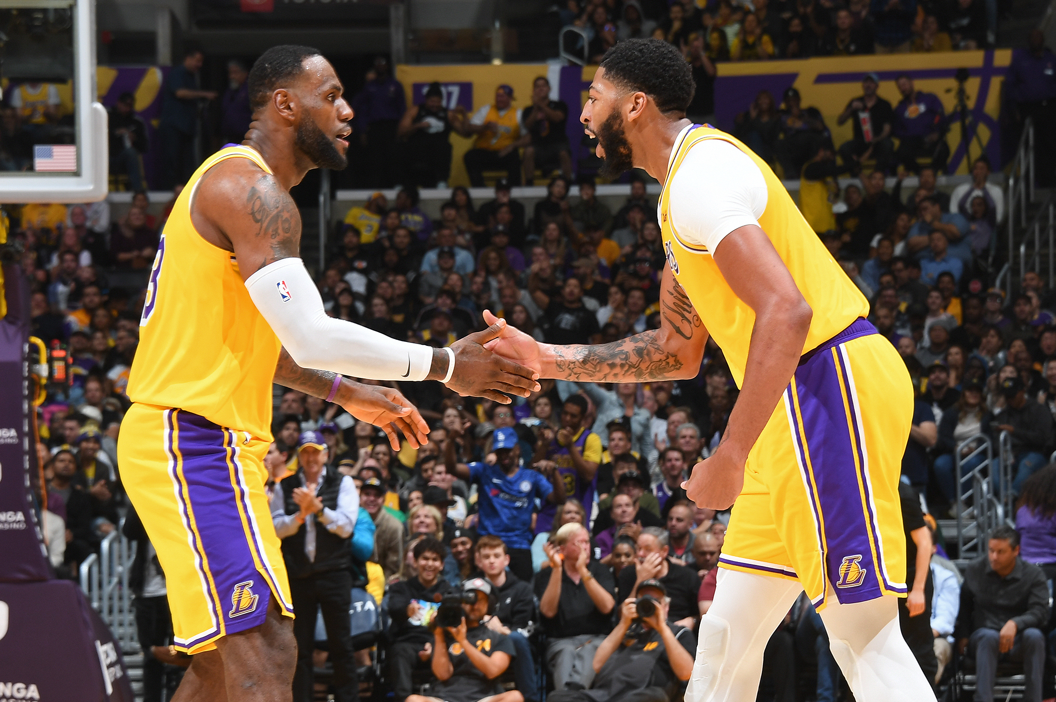 LeBron James Has Passed the Los Angeles Lakers' Torch to Anthony ...