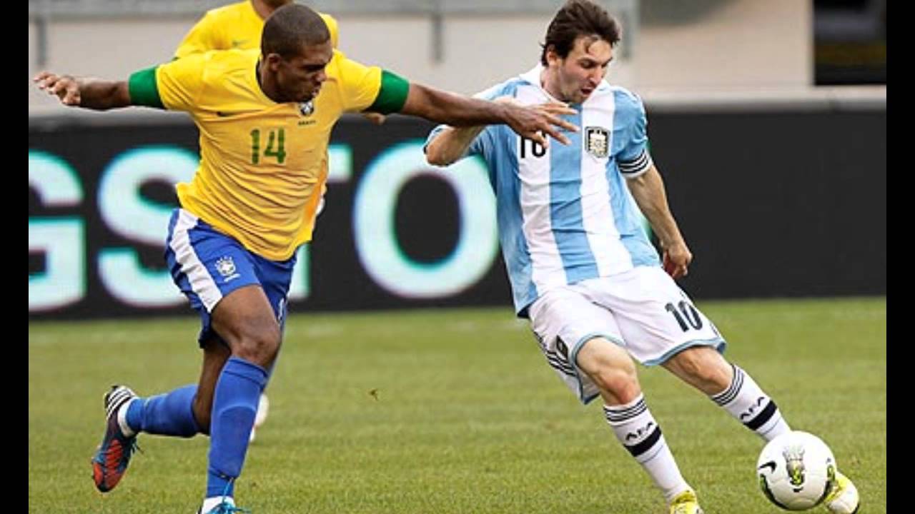 Image result for messi hat trick vs brazil