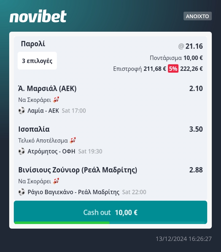 acca boost novibet beslip 1412