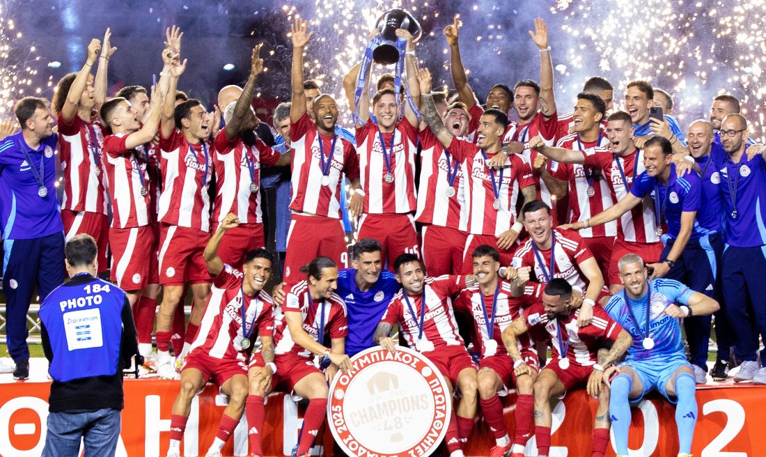 olympiacos super league champions 2025